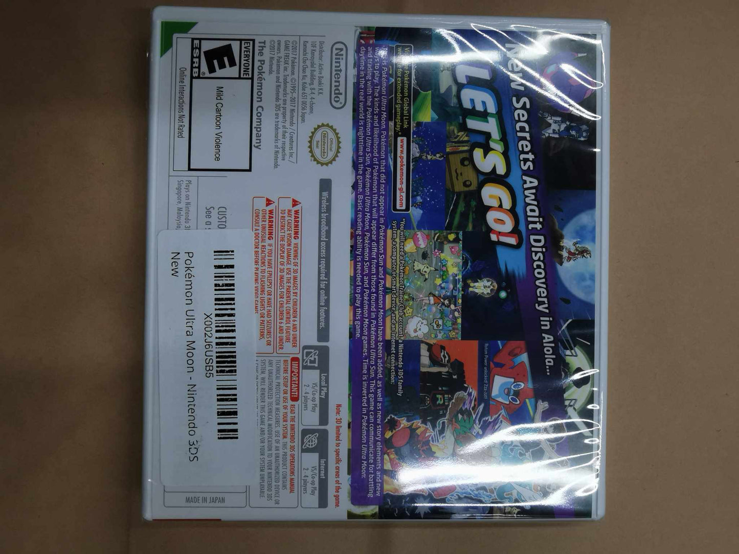 Pokemon Ultra Moon Nintendo 3DS