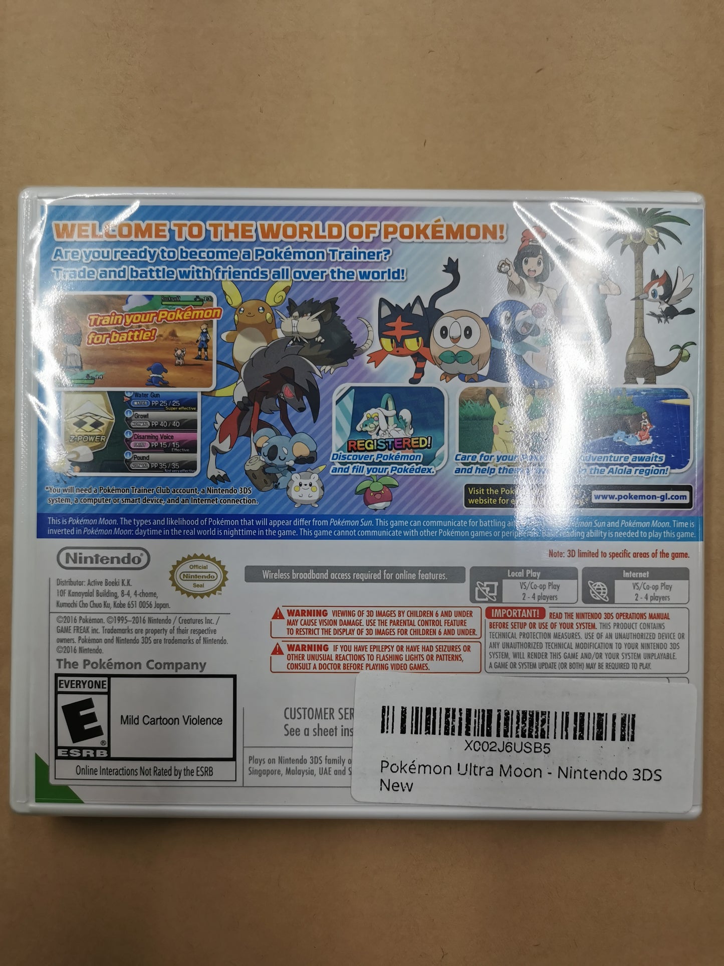 Pokémon Moon Nintendo 3DS