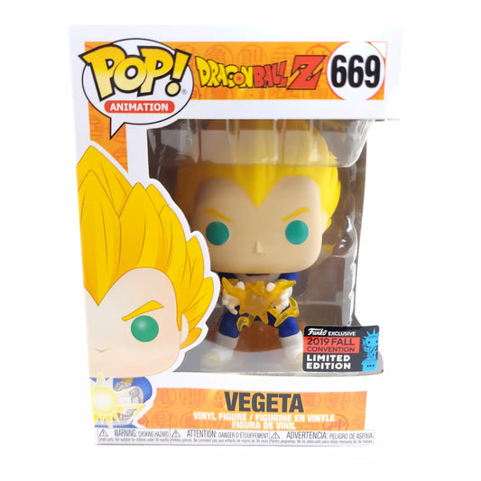 Funko POP! Dragonball Z Vegeta Fall 2019 Fall Convention Limited Edition