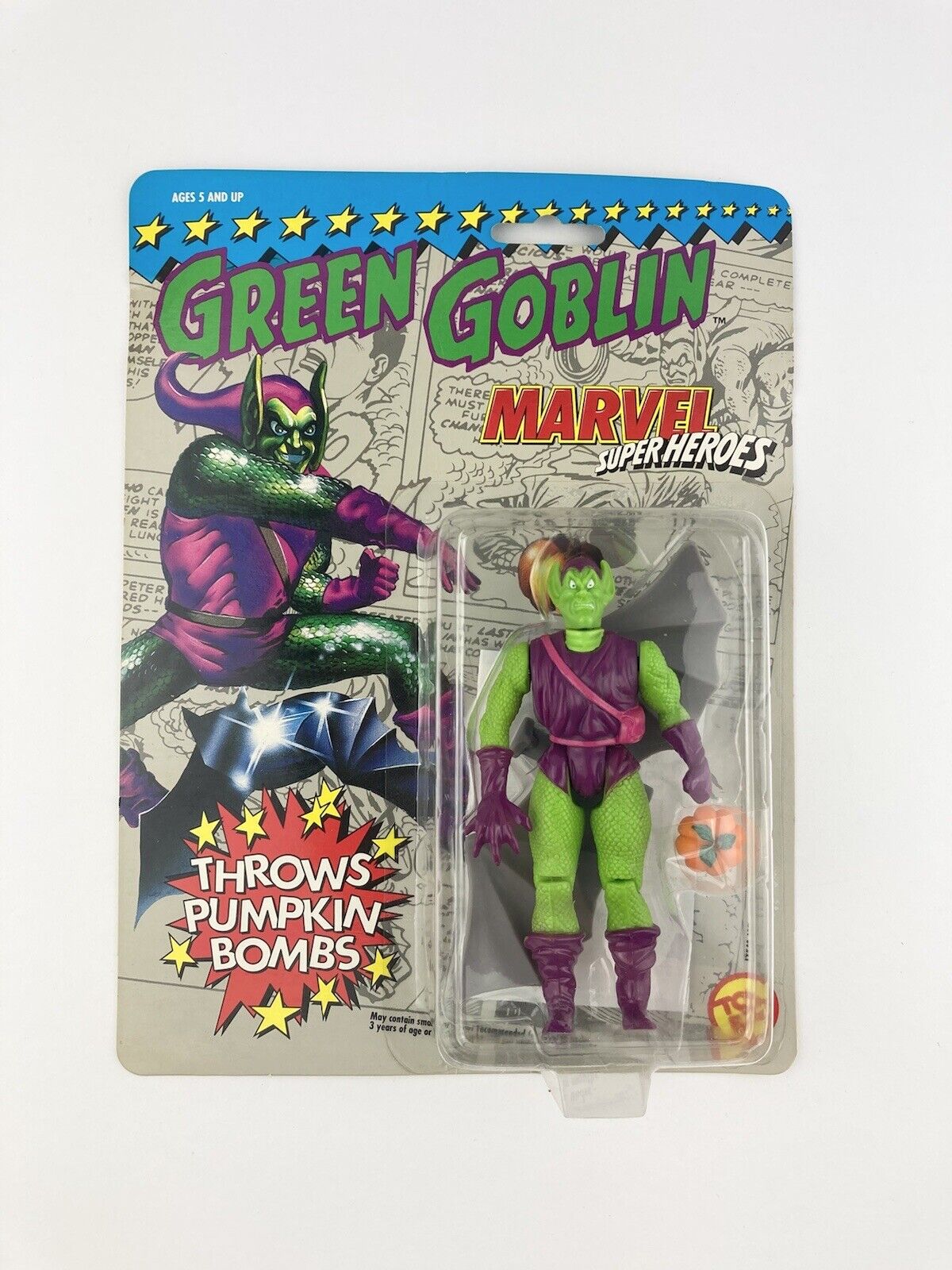 1991 Marvel Superheroes Spider Man Series Green Goblin Action