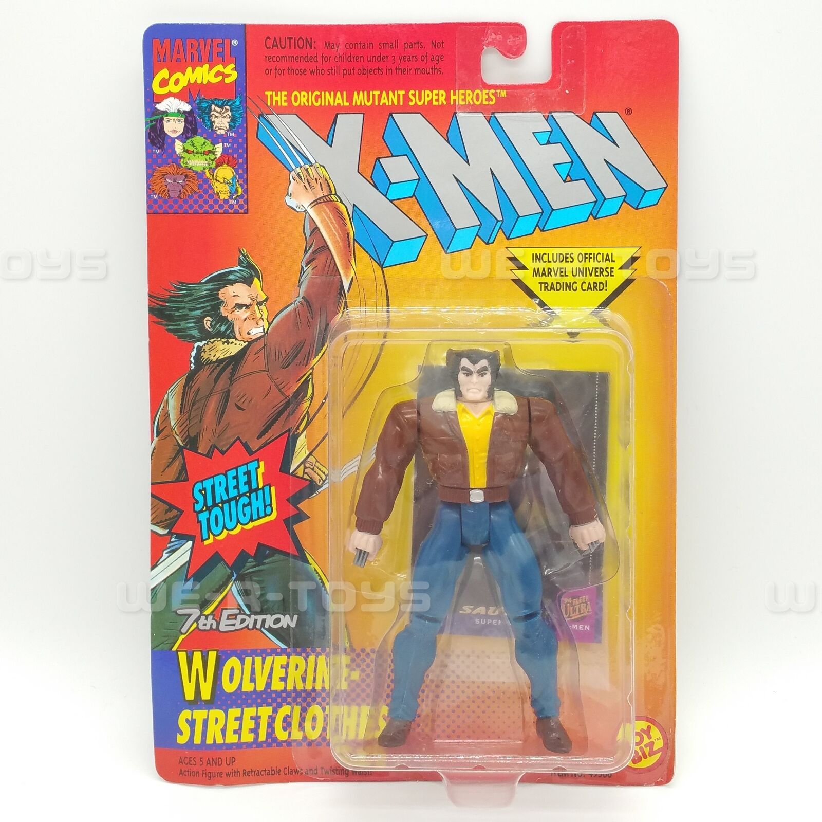 Marvel Comics X Men Wolverine Action Figure Street Clothes Toy Biz