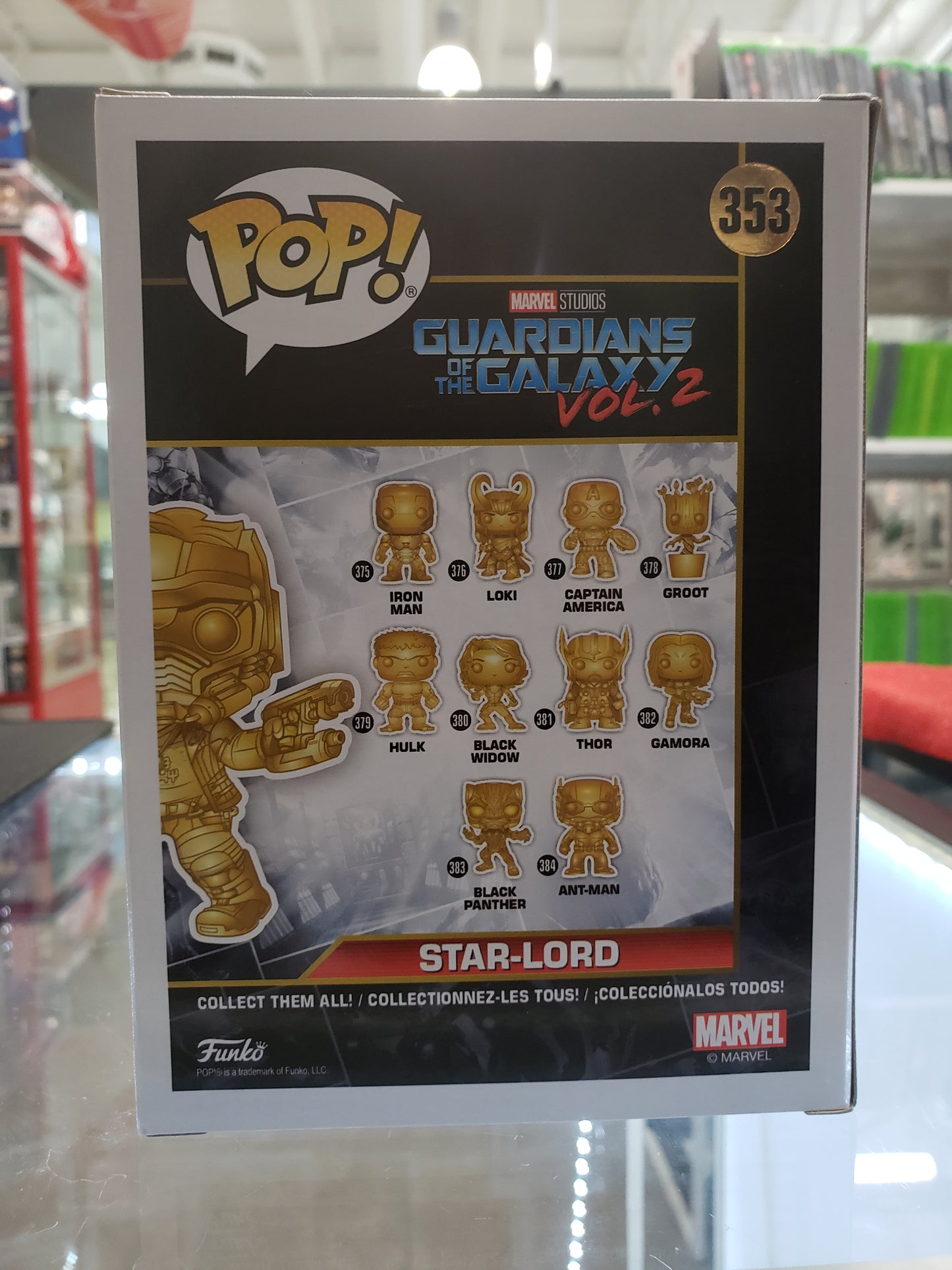 Funko Pop! Marvel Studios The First Ten Years: Star-Lord (BOX LUNCH EXCLUSIVE)