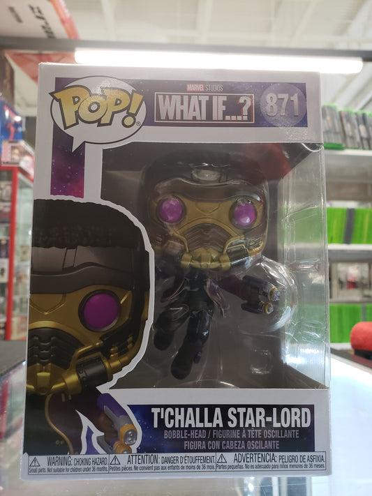 Funko Pop! Marvel Studios WHAT IF...?: T'Challa Star-Lord