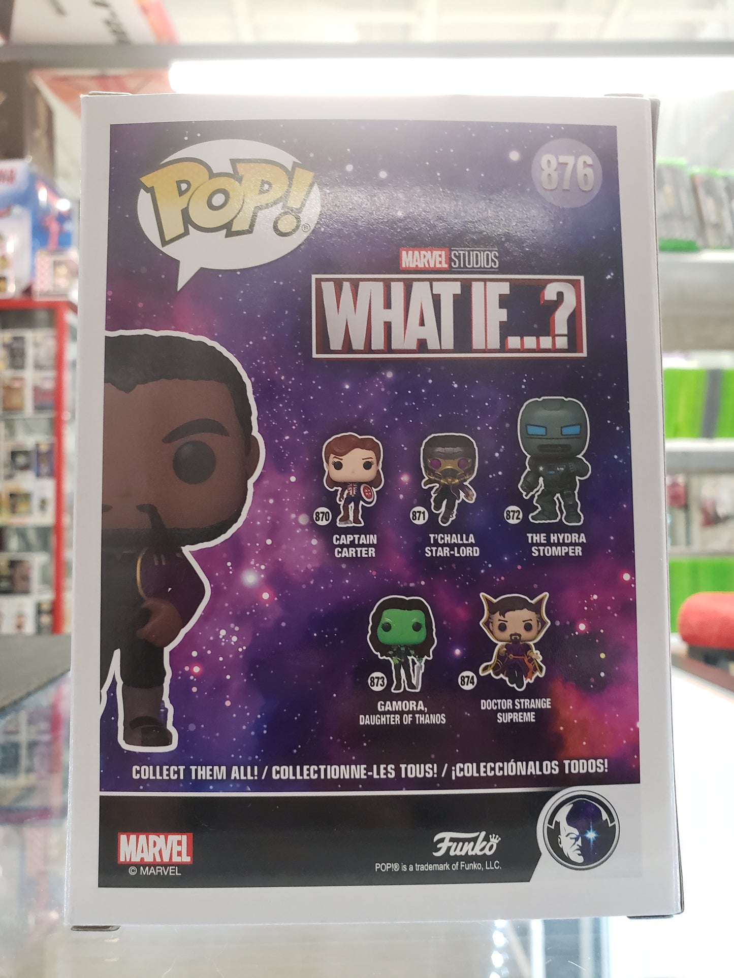 Funko Pop! Marvel Studios WHAT IF...?: T'Challa Star-Lord (Special Edition)