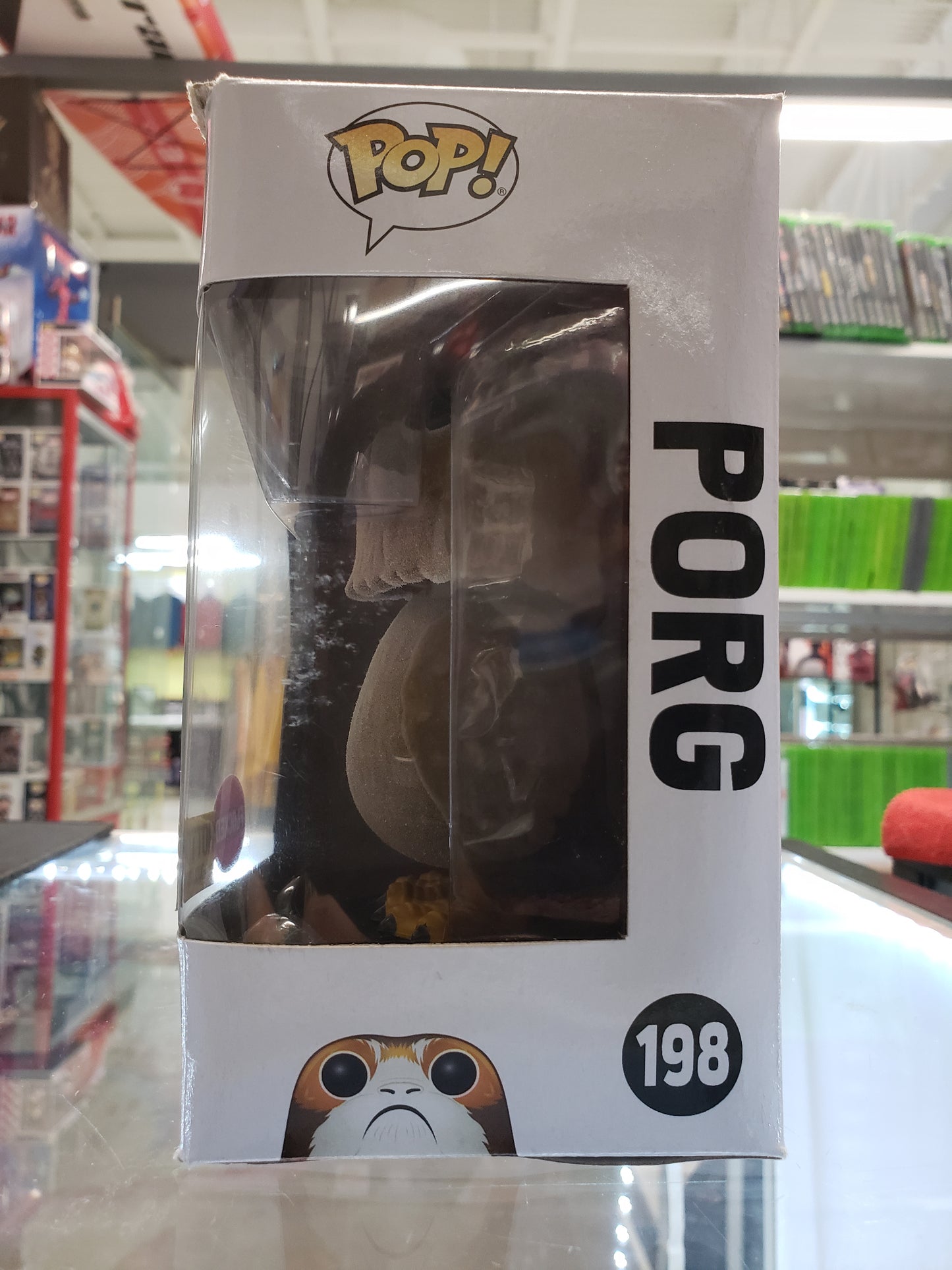 Funko Pop! Star Wars: Porg (Flocked) (Hot Topic Exclusive)