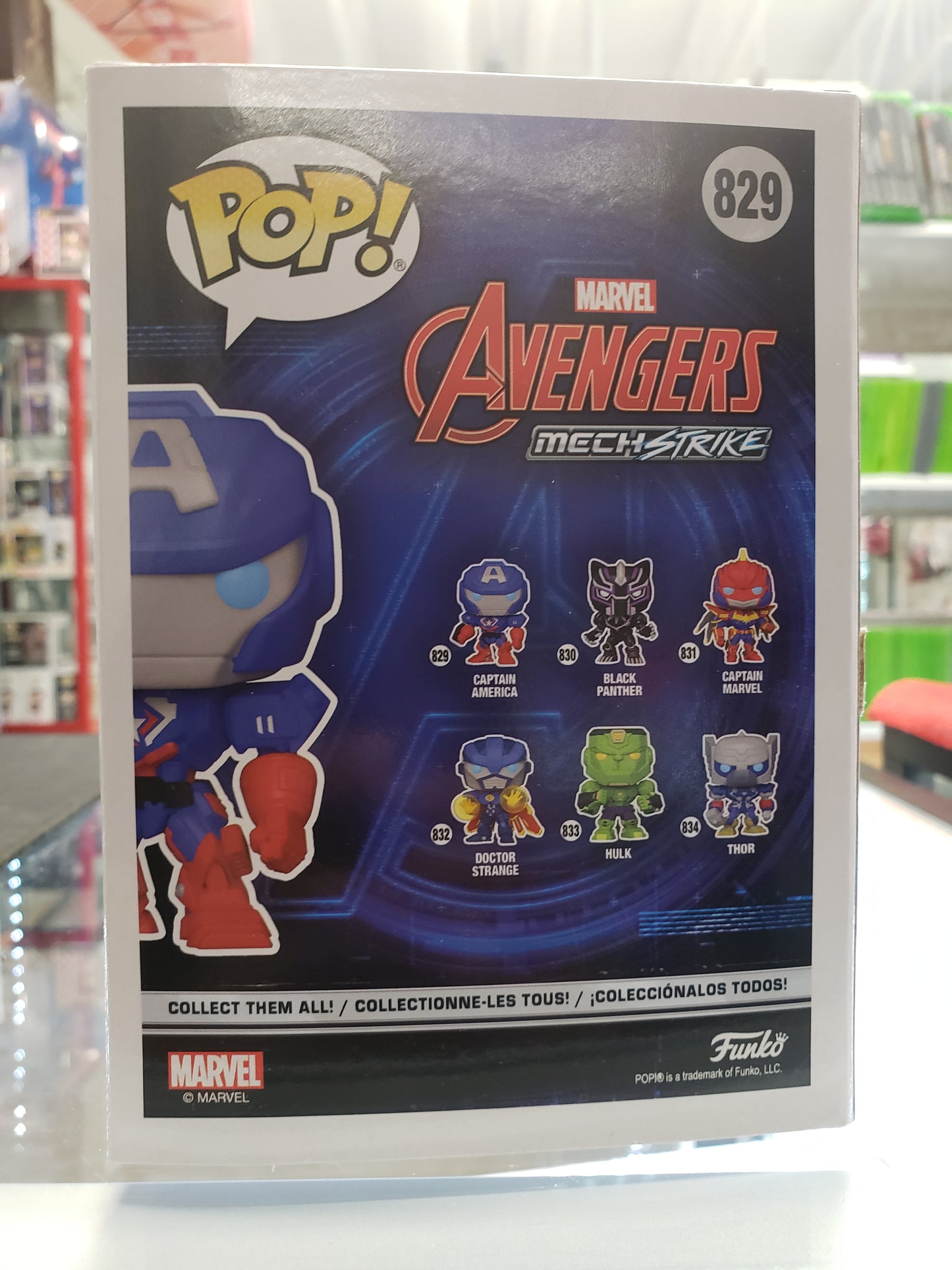 Funko Pop! Marvel Avengers - Mechstrike: Captain America (GITD) (FYE EXCLUSIVE)