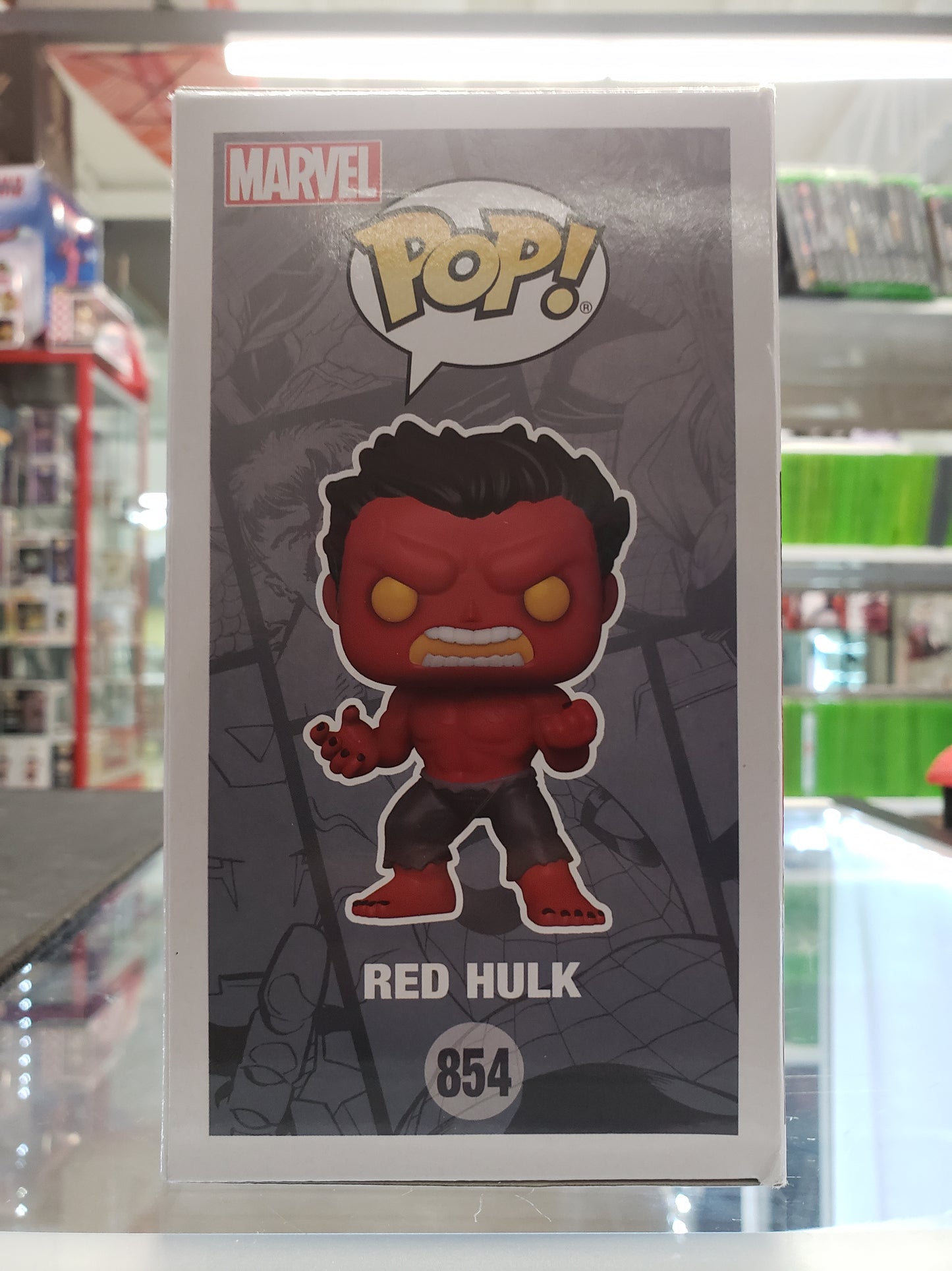Funko Pop! Marvel: Red Hulk (Hot Topic EXCLUSIVE)