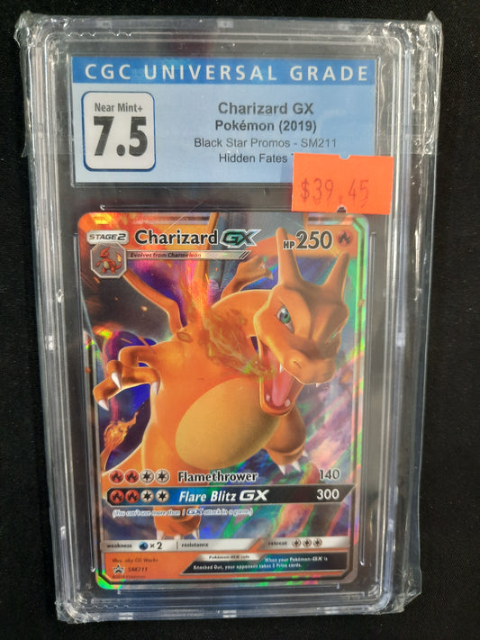 CGC 7.5 #SM211 Charizard GX - Black Star Promos