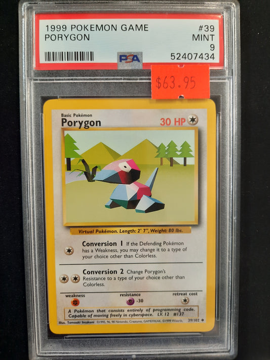 PSA 9 #39 PORYGON - 1999