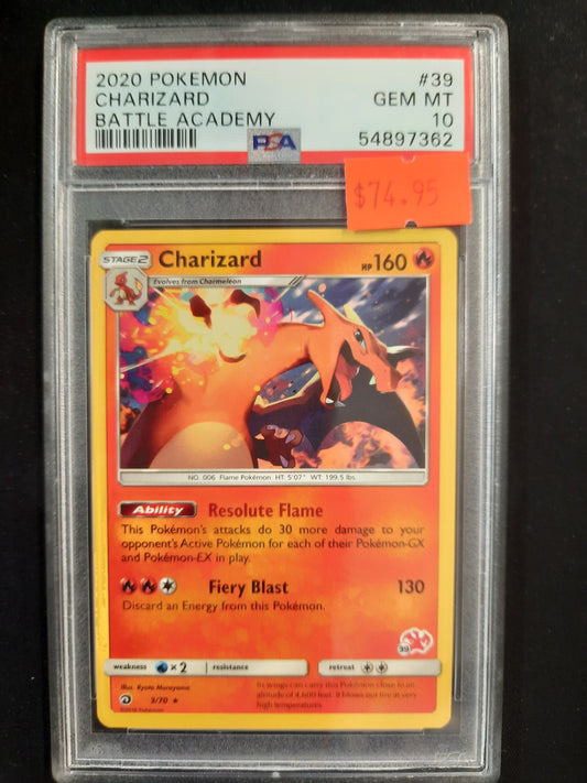 PSA 10 #39 Charizard - Battle Academy