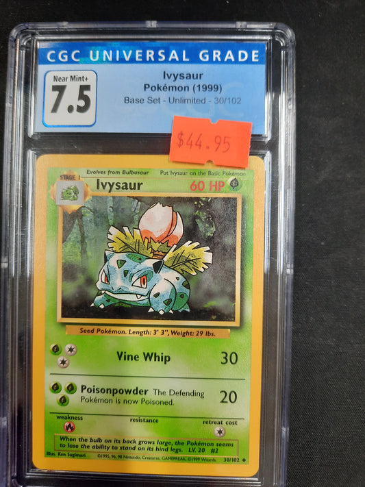 CGC 7.5 #30 Ivysaur - Unlimited