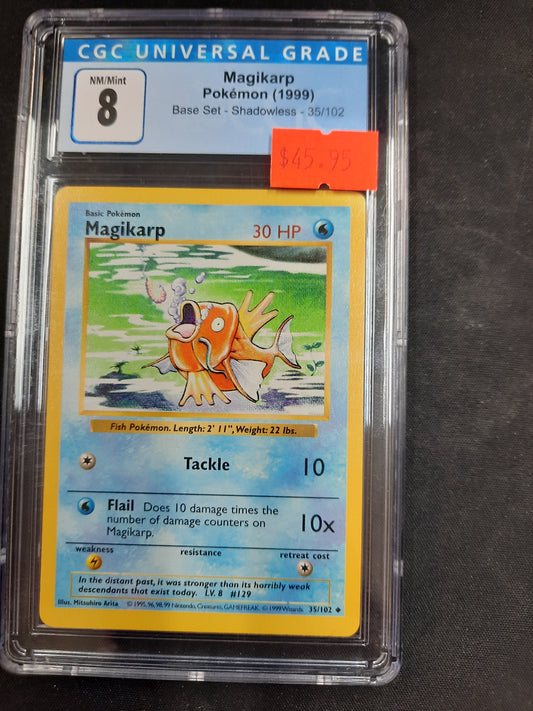 CGC 8 #35 Magikarp - Shadowless