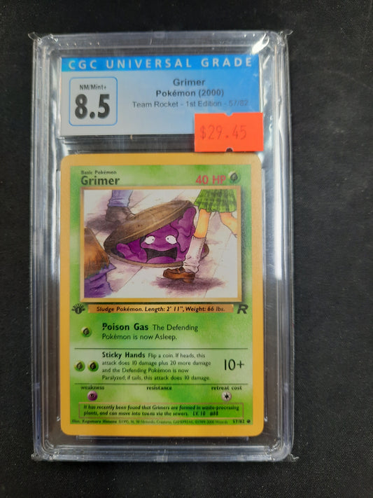 CGC 8.5 #57 Grimer - Team Rocket