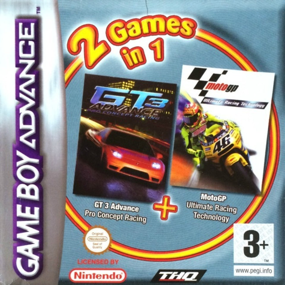 2 Games In 1: GT3 Advance & Moto GP [PAL]