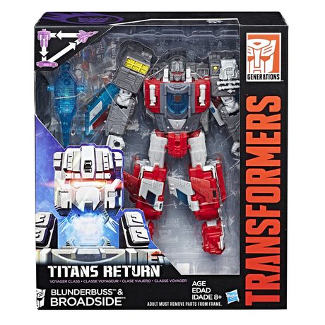 Transformers Generations Titans Return: Voyager Blunderbuss & Broadside
