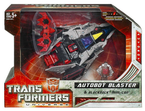 Transformers (Universe): Voyager Autobot Blaster & Blockrock Mini-Con