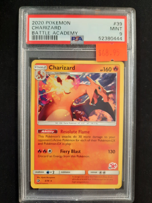 PSA 9 #3 Charizard - Battle Academy