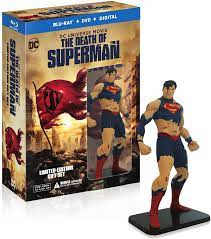 The death of Superman limited edition blue ray + dvd + digital