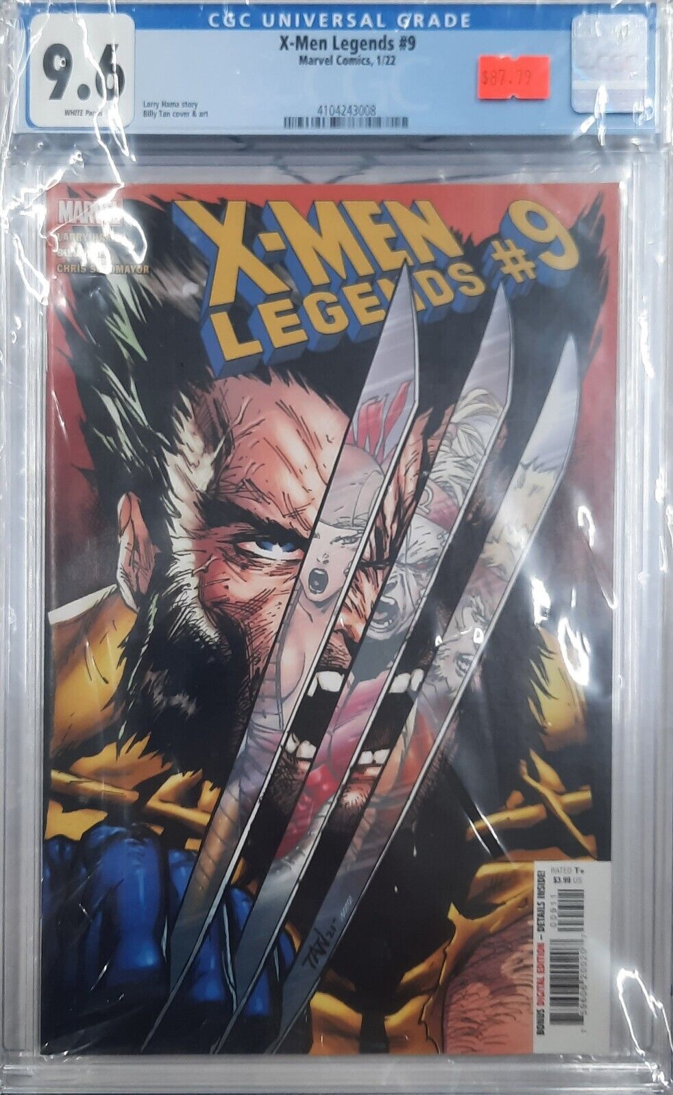 CGC 9.6 X-Men Legends #9 Marvel Comics, 1/22