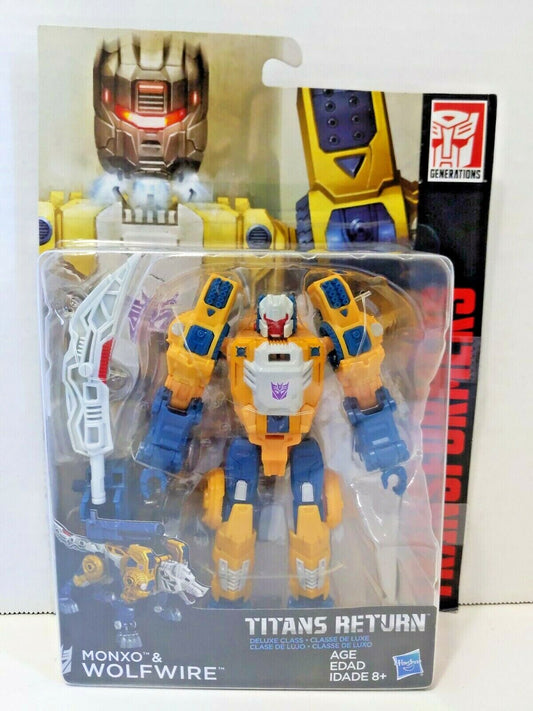 Transformers Titans Return Deluxe Class Monxo & Wolfwire