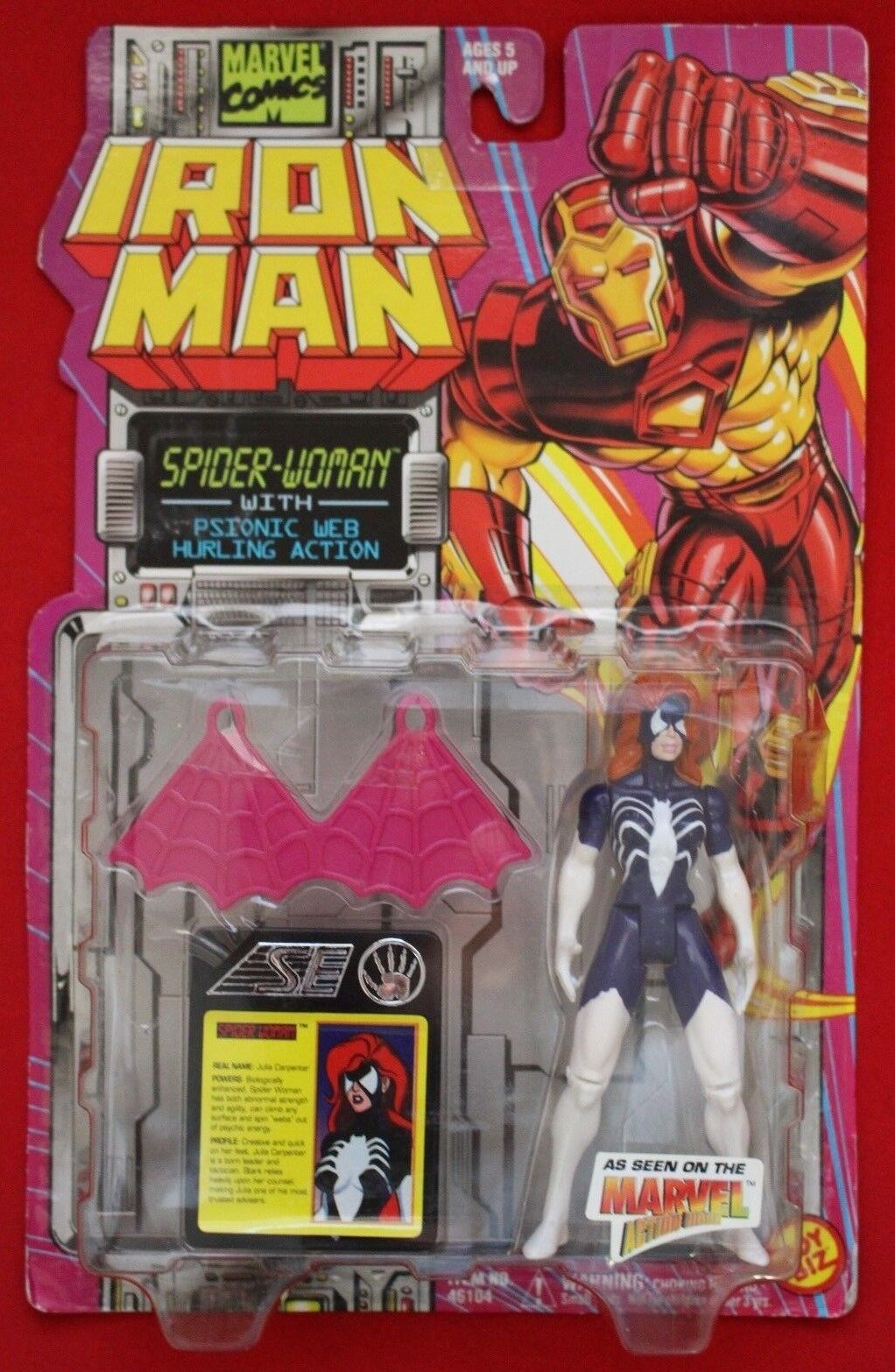 Iron Man Spider-Woman with Psionic Webs Action Figure