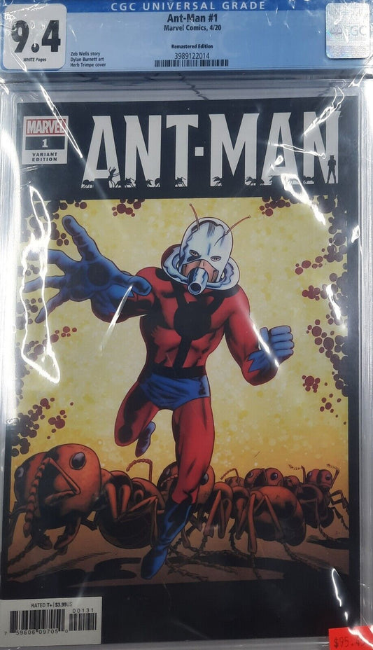 CGC 9.4 Ant-Man #1 Marvel Comics, 4/20 Remastered Edition