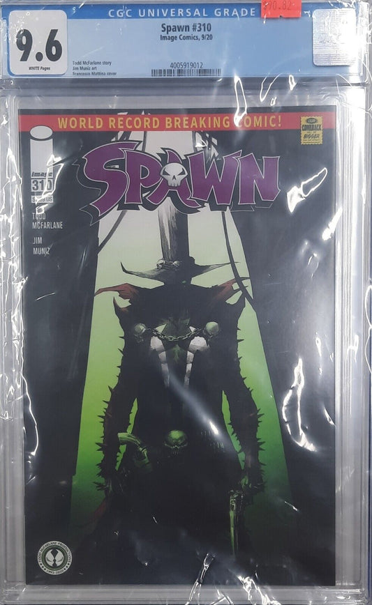 CGC 9.6 Spawn #310 Image Comics, 9/20