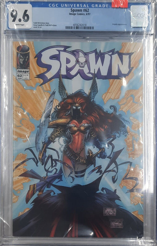 CGC 9.6 Spawn #62 Image Comics, 6/97