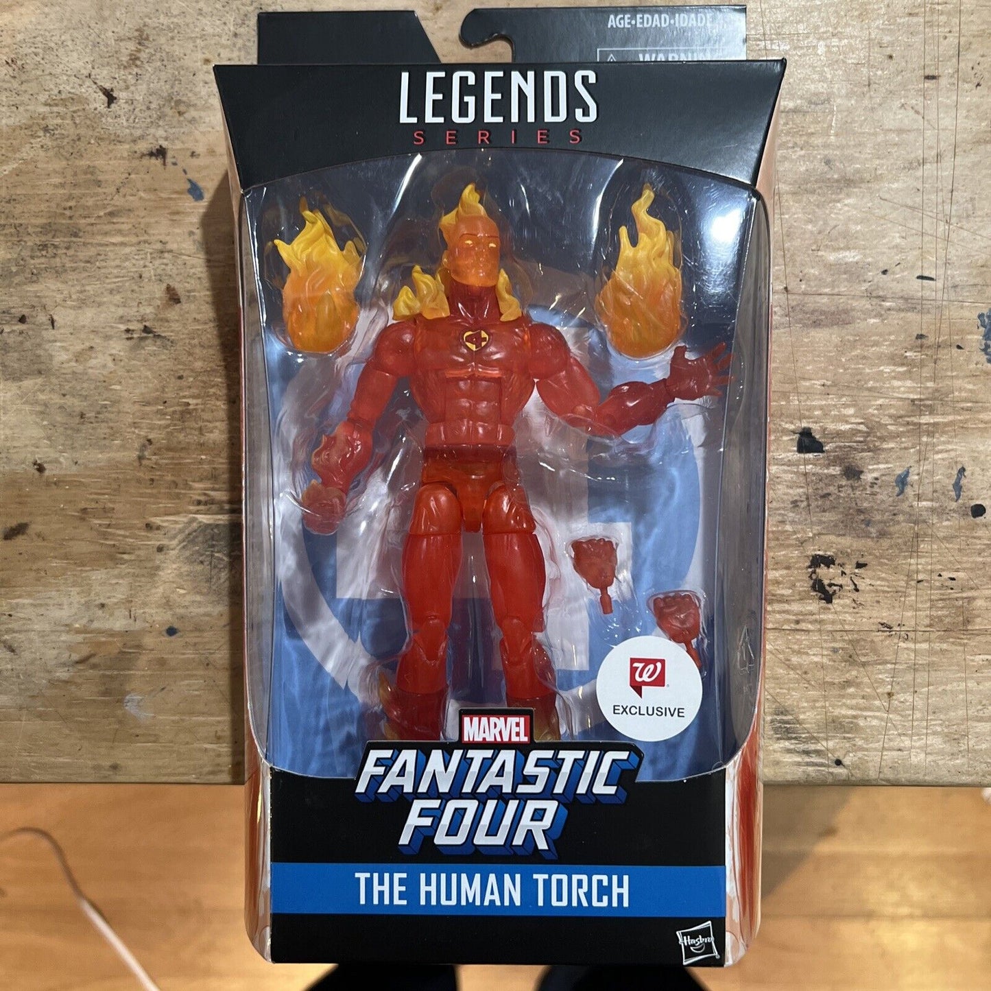 Marvel Legends Human Torch 6" Action Figure Exclusive Walgreen's Fantastic Four