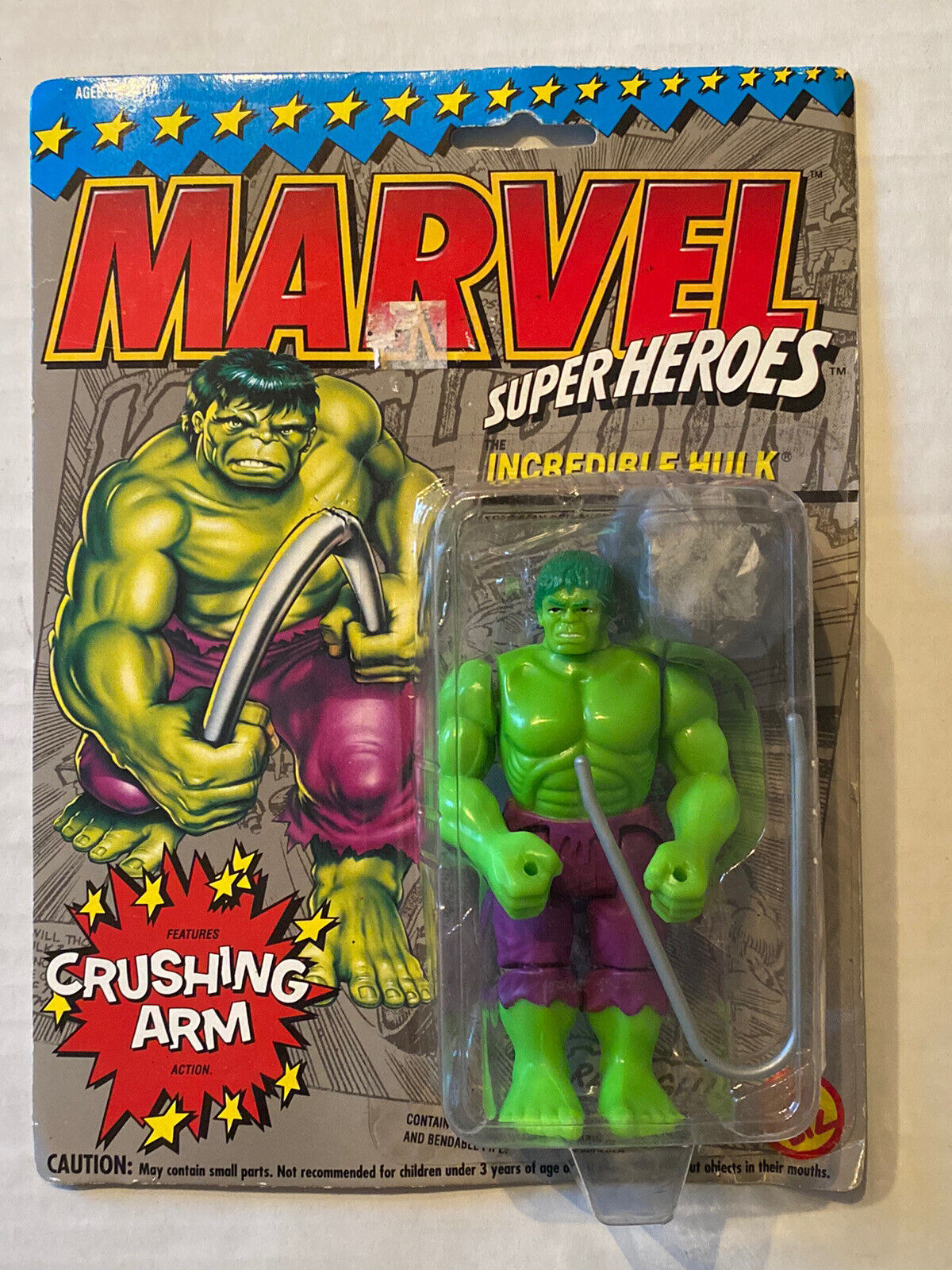 1993 Toy Biz Marvel Super Heroes Hulk (Crushing Arm)