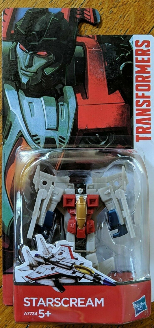 New Hasbro Transformers First Edition Starscream Jet Fighter to Robot Great Gift
