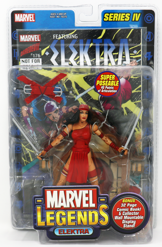 Marvel Legends Toy Biz Elektra 2003 Series IV 4 Action Figure