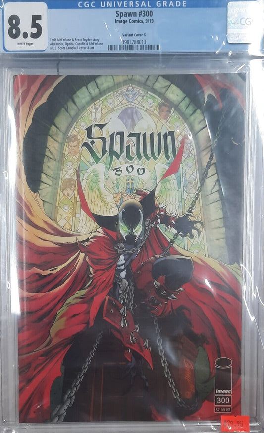 CGC 8.5 Spawn #300 Image Comics, 9/19 Variant Cover G