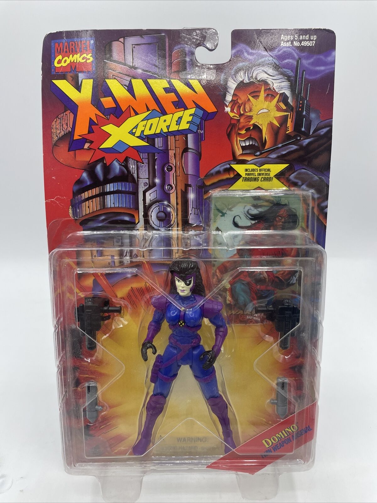 1995 X-Men X-Force Domino Superhero Action Figure