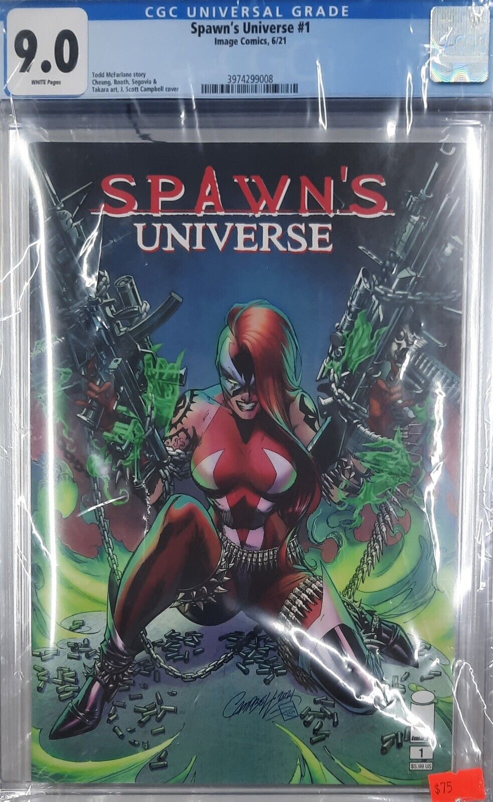 CGC 9.0 Spawn's Universe #1 Image Comics, 6/21