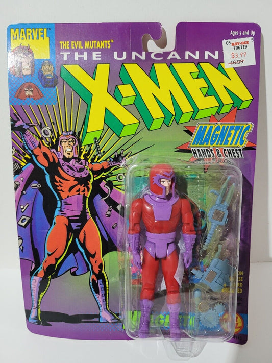 Marvel w/Magnetic Hands Chest ToyBiz 1991 Uncanny X-Men Action Figure