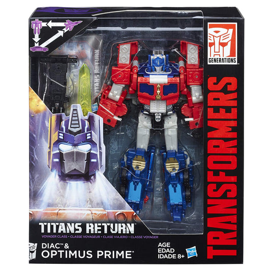 Transformers Generations Titans Return: Voyager Diac & Optimus Prime