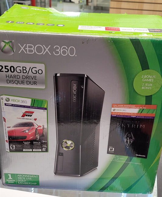 USED Xbox 360 Console 250GB Slim Black