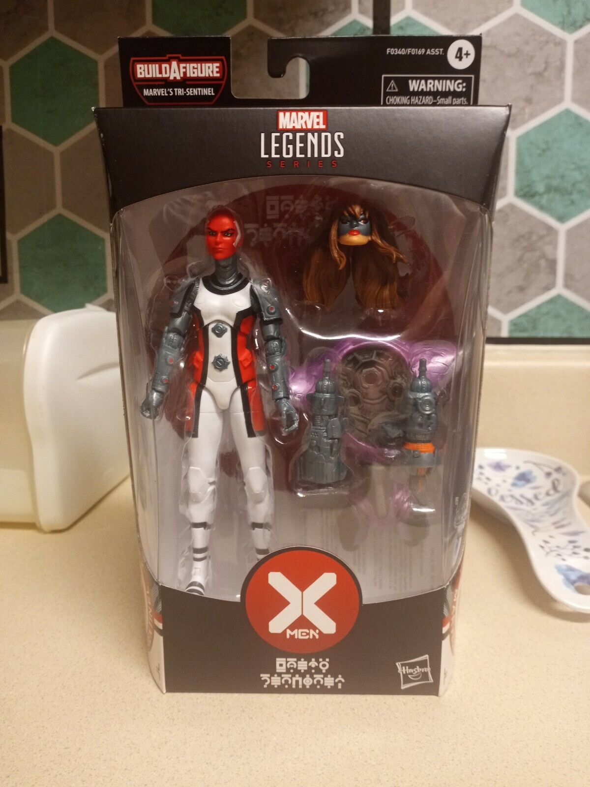 Hasbro Marvel Legends X-Men Omega Sentinel Figure W/ Tri-Sentinel BAF